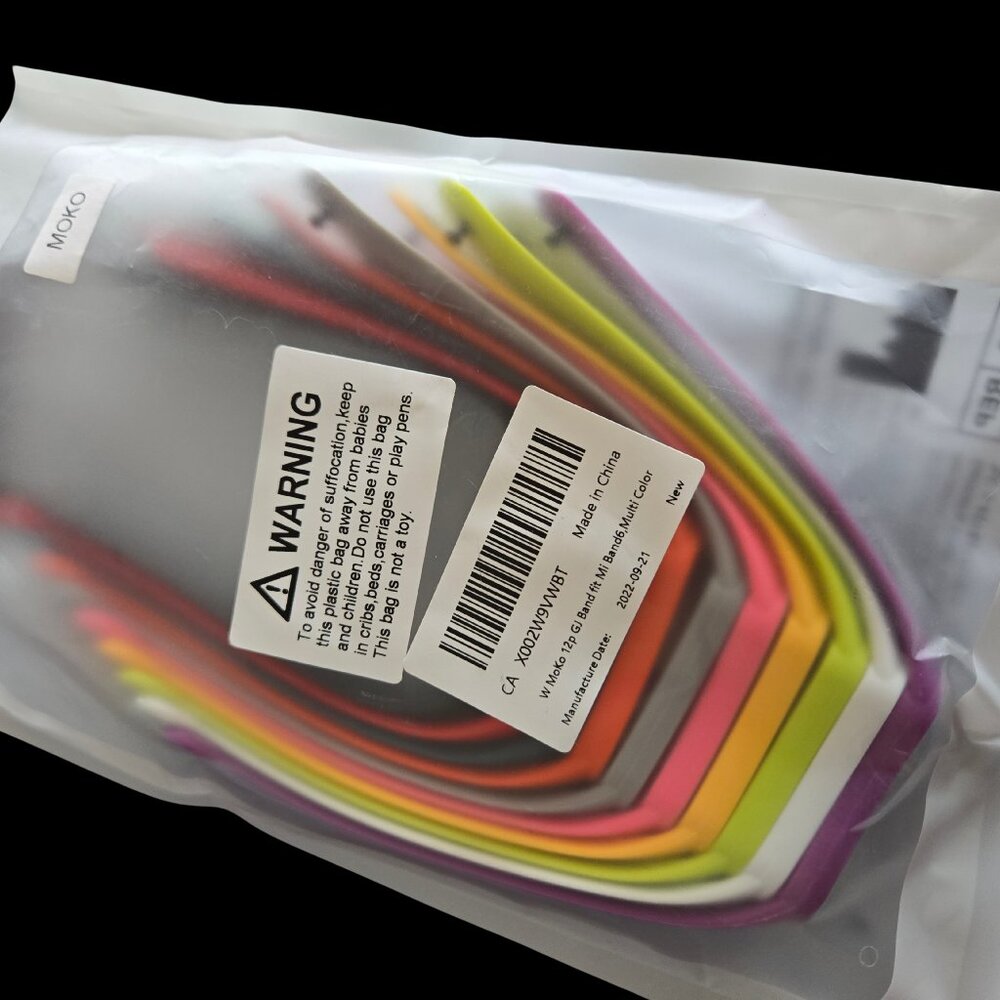 10 Silicone Watch Bands – Xiaomi Mi Band 5/6/7 & Amazfit Band 5
